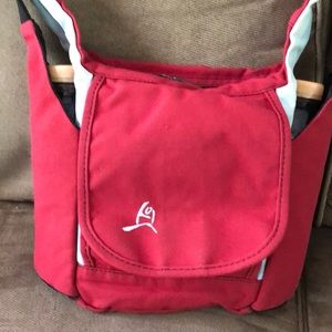 Cross body canvas type bag